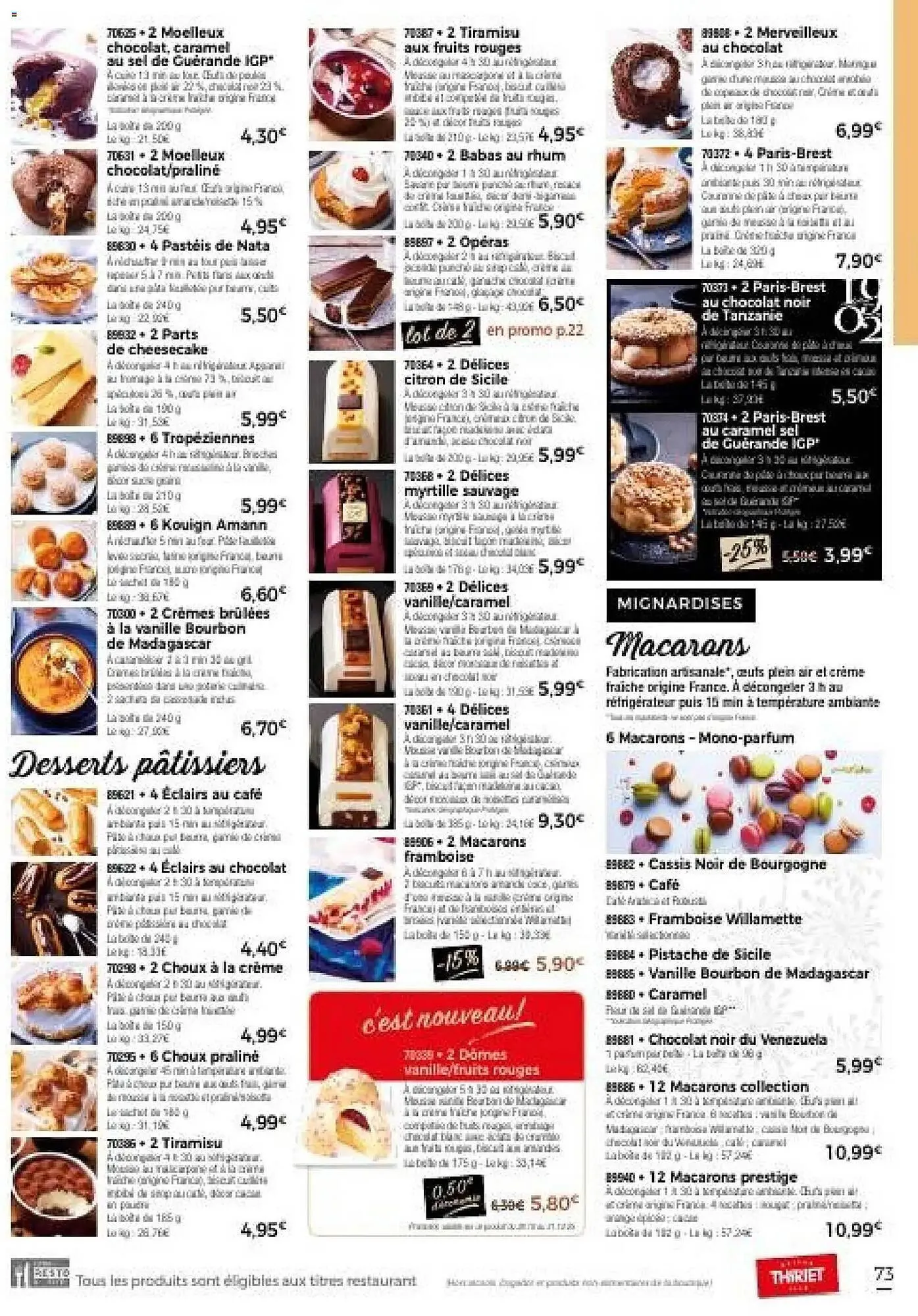 Catalogue Thiriet du 28 octobre au 24 novembre 2025 - Catalogue page 73
