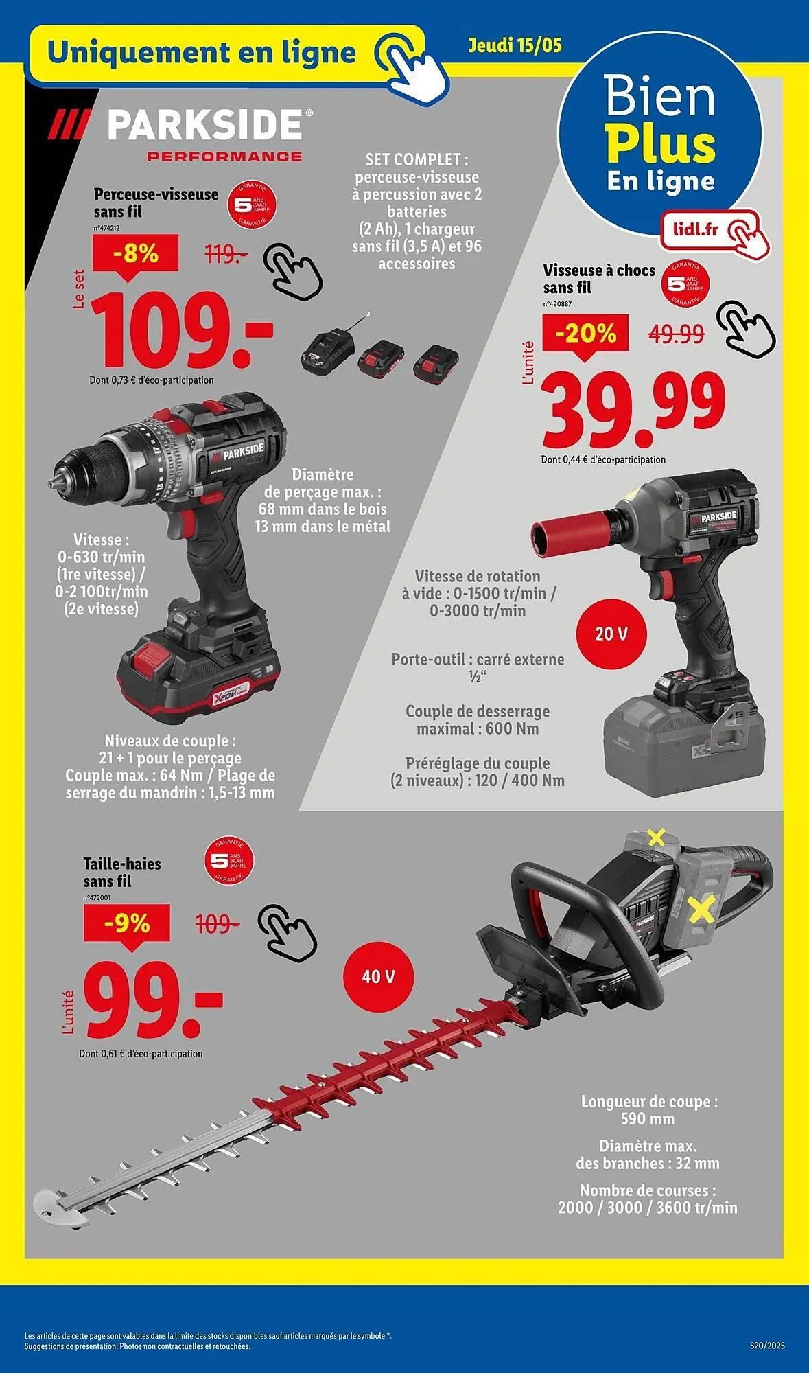 Catalogue Lidl du 12 mai au 15 mai 2025 - Catalogue page 39