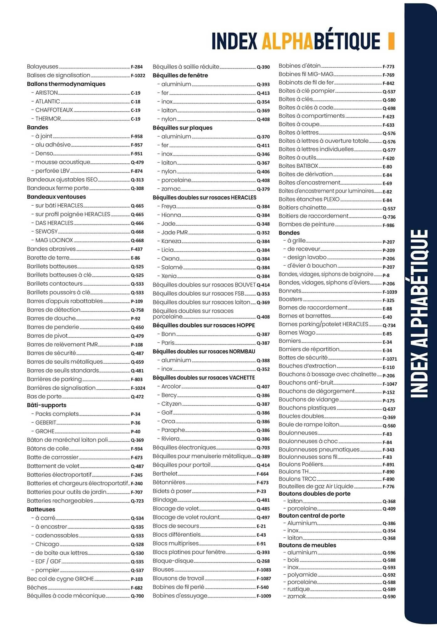 Catalogue Au Forum du Bâtiment du 4 mai au 30 septembre 2023 - Catalogue page 33