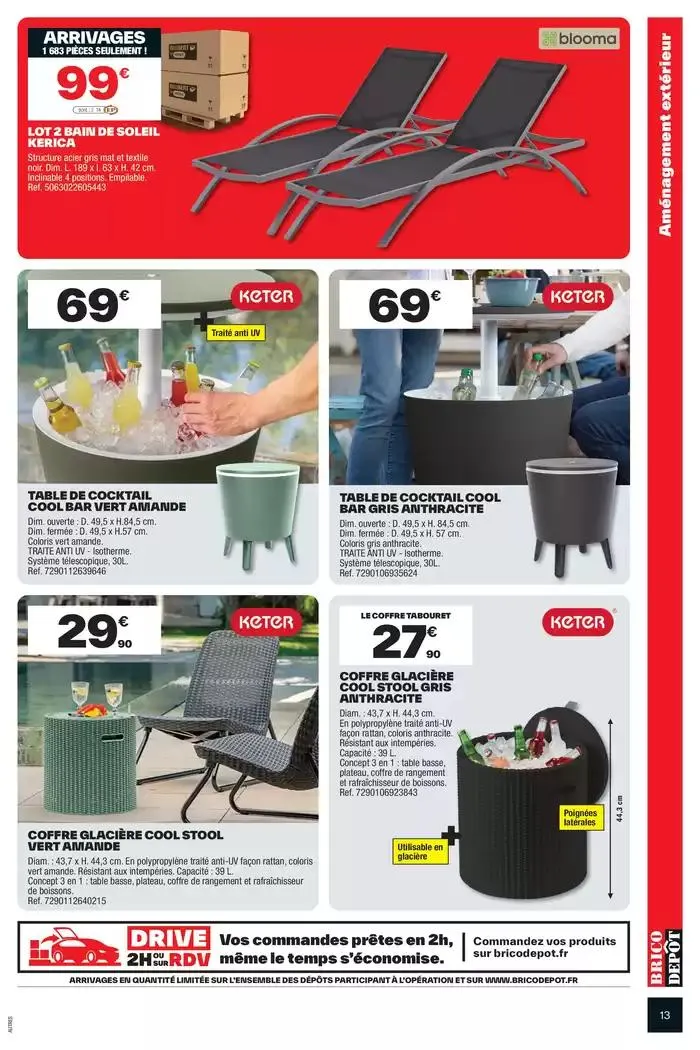 Spécial extérieur ! du 18 avril au 1 mai 2025 - Catalogue page 13