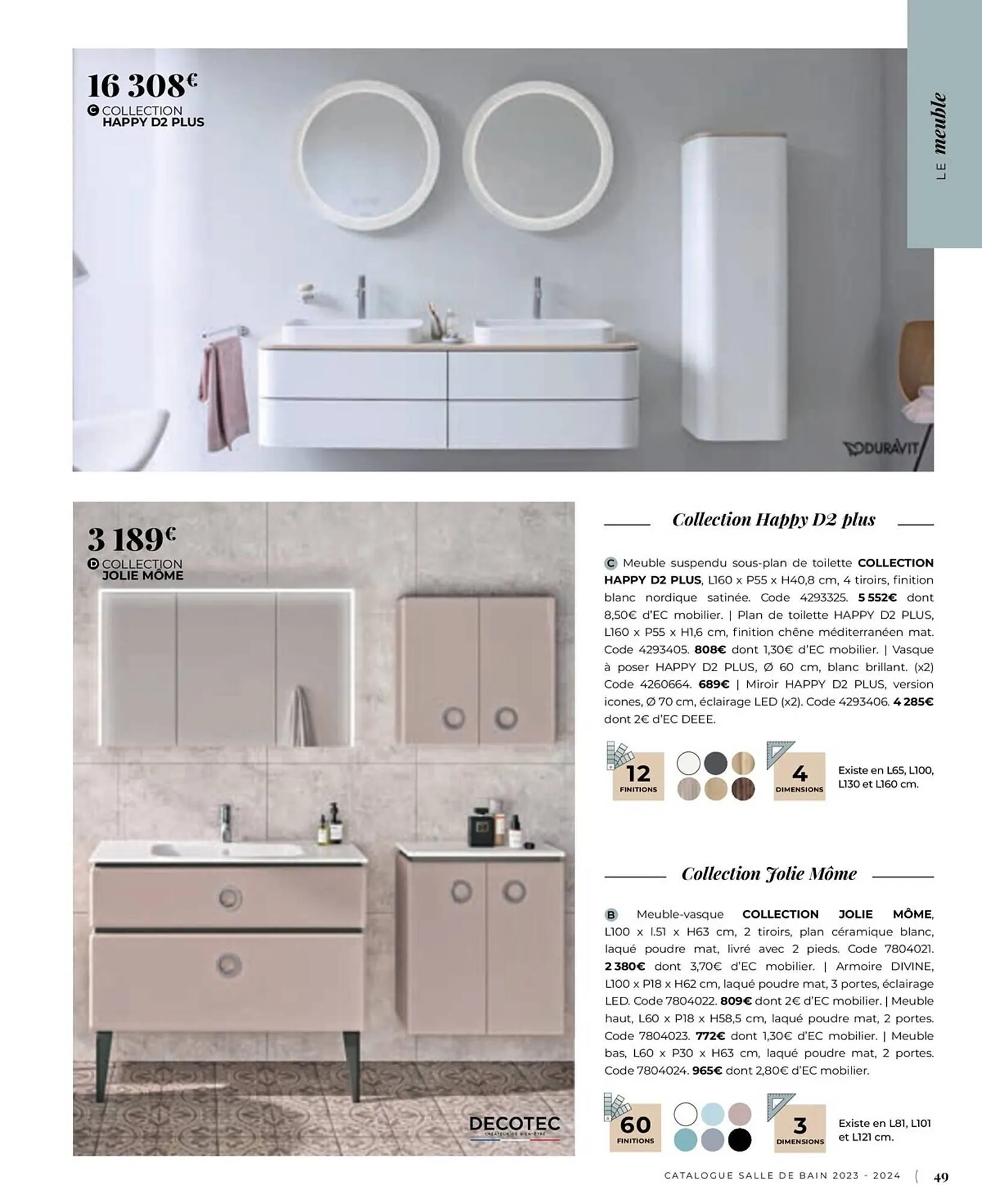 Catalogue Cedeo du 6 juillet au 31 décembre 2023 - Catalogue page 49