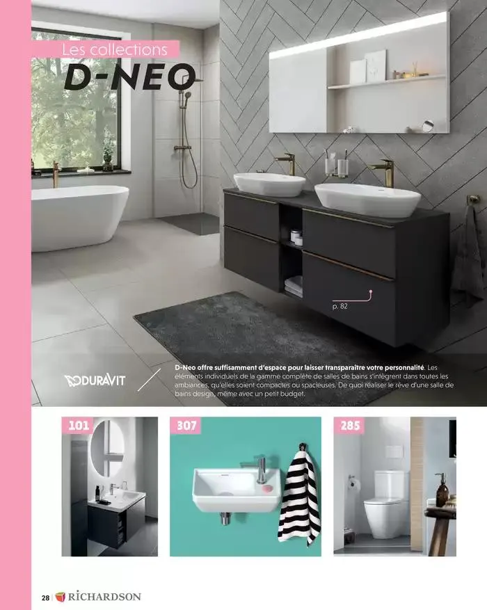 SALLE DE DE BAINS ET CARRELAGE 2025 du 11 avril au 31 décembre 2025 - Catalogue page 30