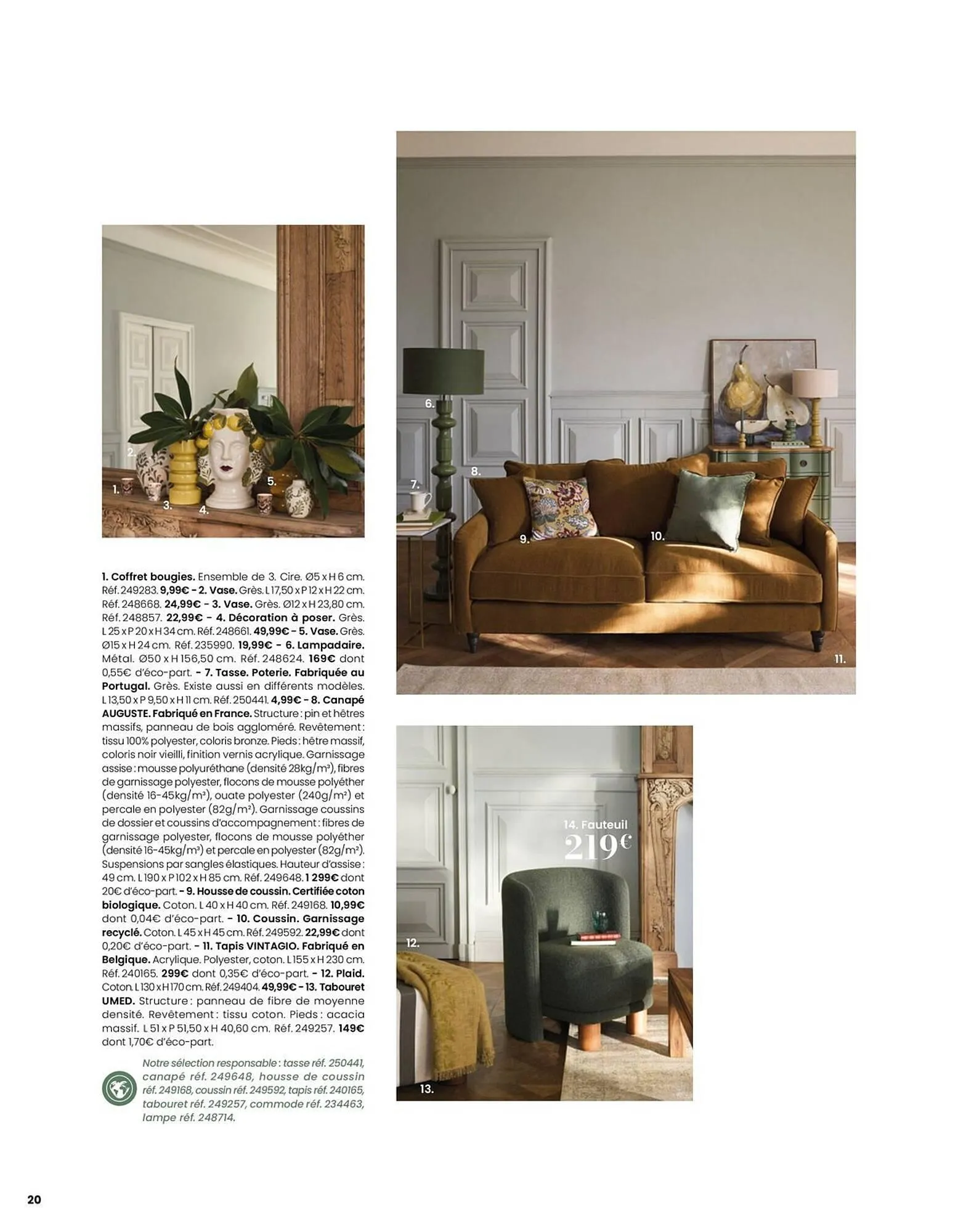 Catalogue Maisons du Monde du 11 décembre au 31 décembre 2025 - Catalogue page 20
