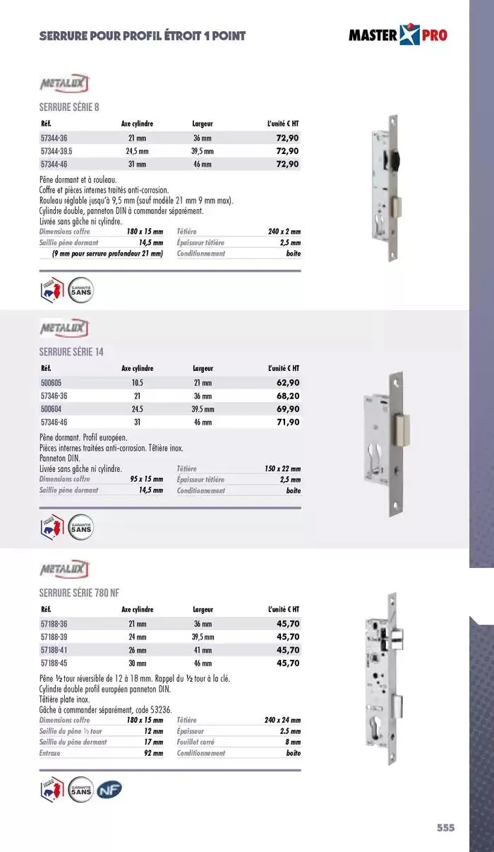 Essentiel Industrie 2025 du 3 janvier au 31 décembre 2025 - Catalogue page 557