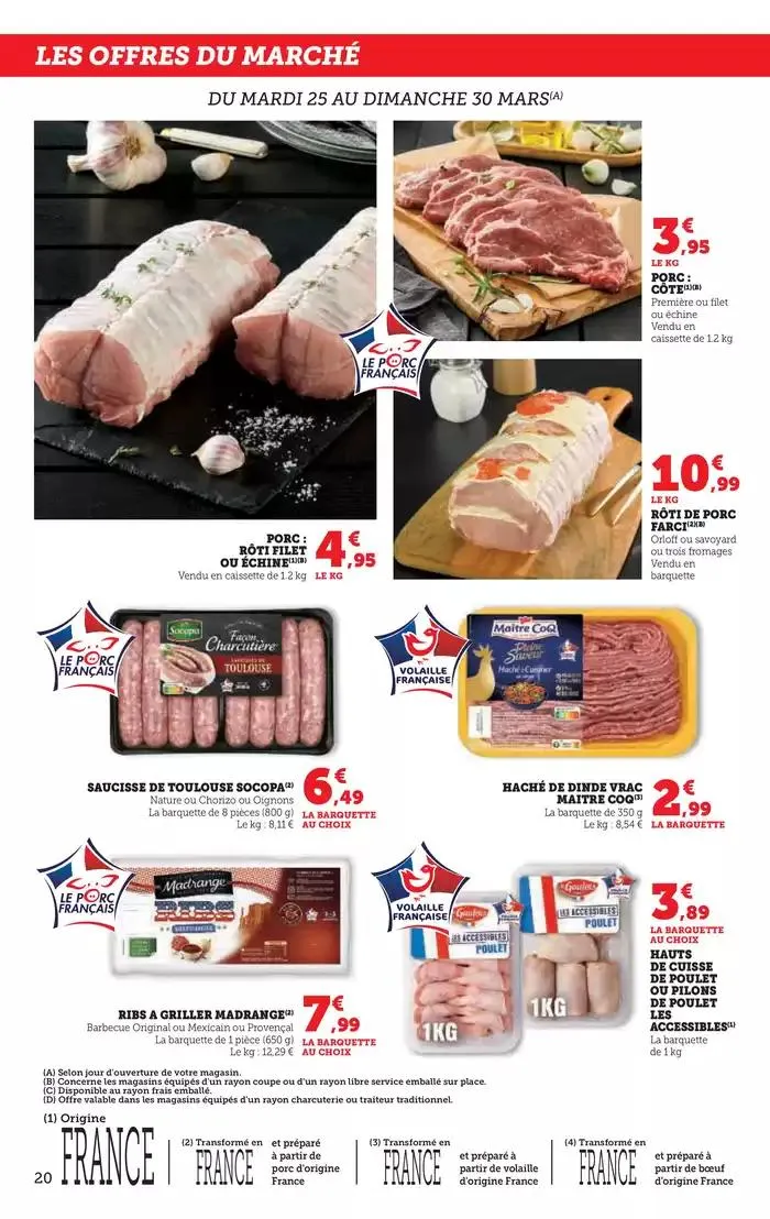 Catalogue U Express du 25 mars au 6 avril 2025 - Catalogue page 20