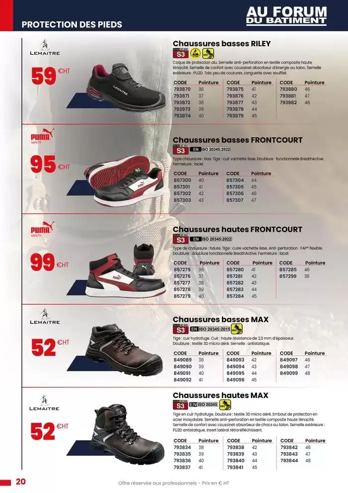 La Selection E.P.I PRINTEMPS - ÉTÉ du 25 avril au 31 août 2025 - Catalogue page 20