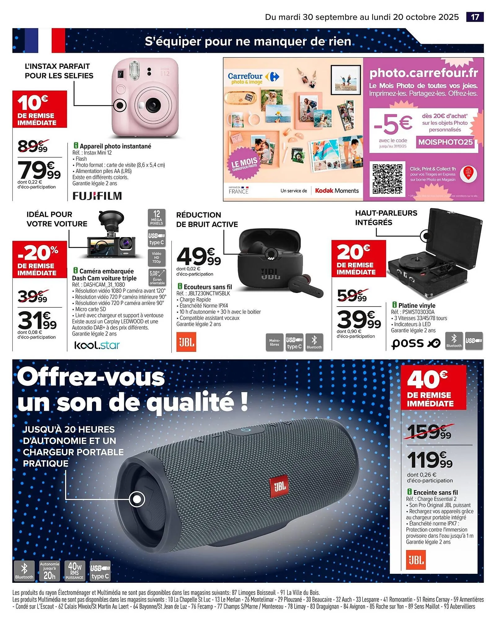 Catalogue Carrefour du 30 septembre au 20 octobre 2025 - Catalogue page 19