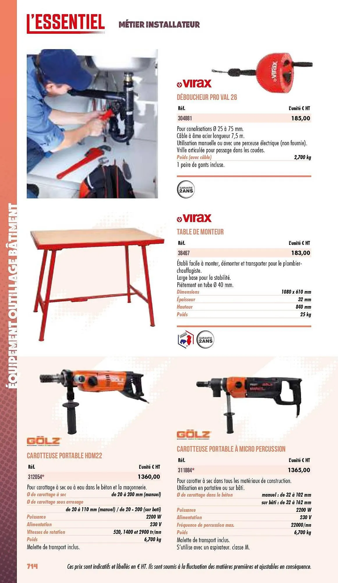 Catalogue Master Pro du 3 janvier au 31 décembre 2025 - Catalogue page 716