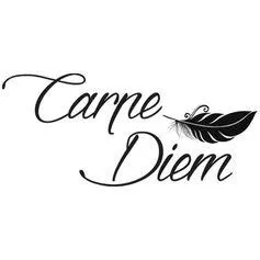Sticker mural citation carpe diem 50x70cm
