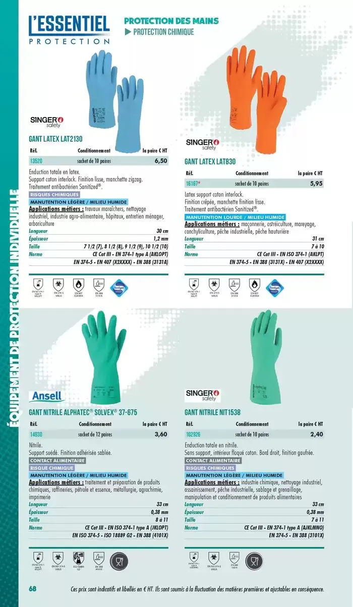 Essentiel Protection 2025 tarifé du 3 mars au 31 décembre 2025 - Catalogue page 70