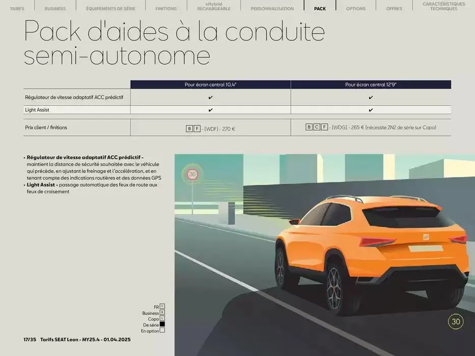 SEAT Leon 5 portes du 2 avril au 2 avril 2026 - Catalogue page 17