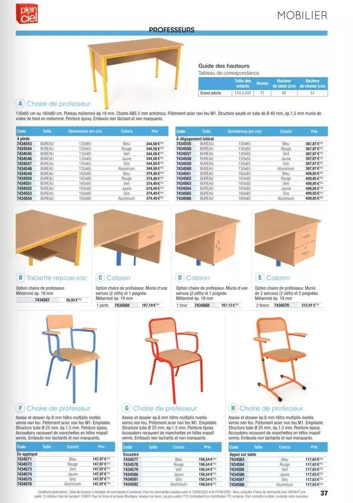 Écoles et loisirs 2025 du 1 janvier au 31 décembre 2025 - Catalogue page 37