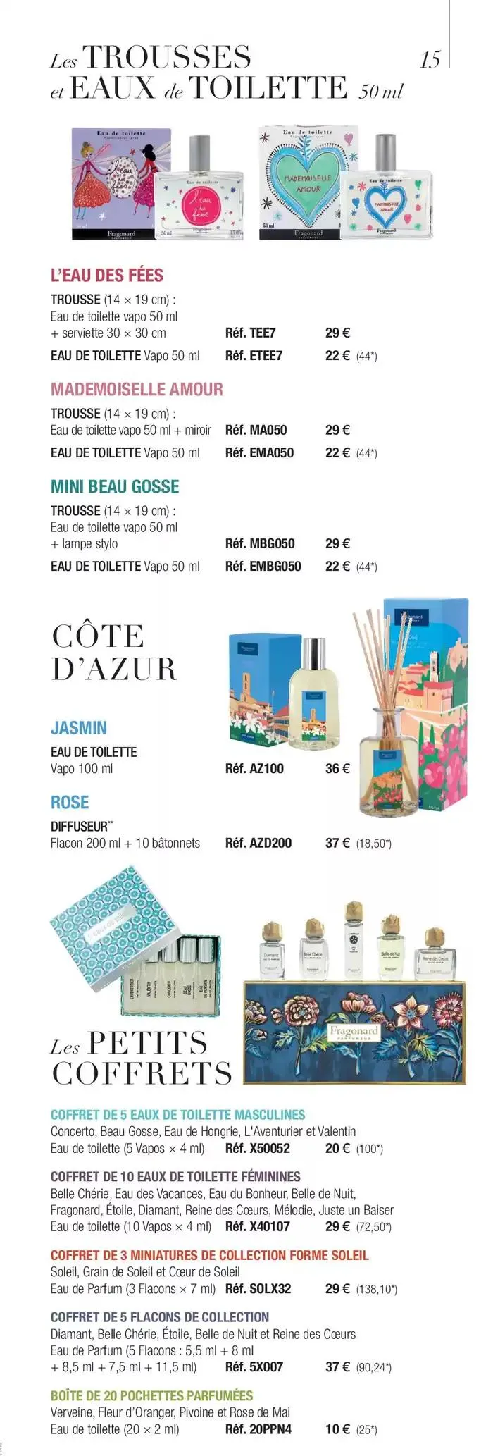 TARIF GÉNÉRAL 2025 du 6 janvier au 31 mars 2025 - Catalogue page 15