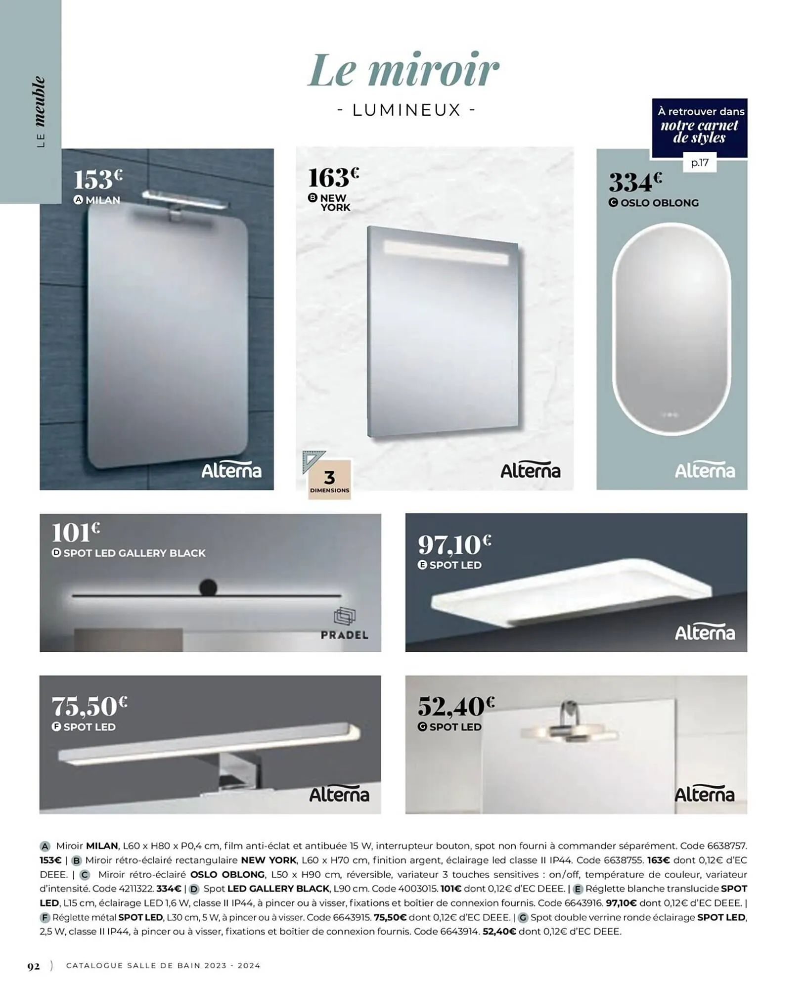 Catalogue Cedeo du 6 juillet au 31 décembre 2023 - Catalogue page 92