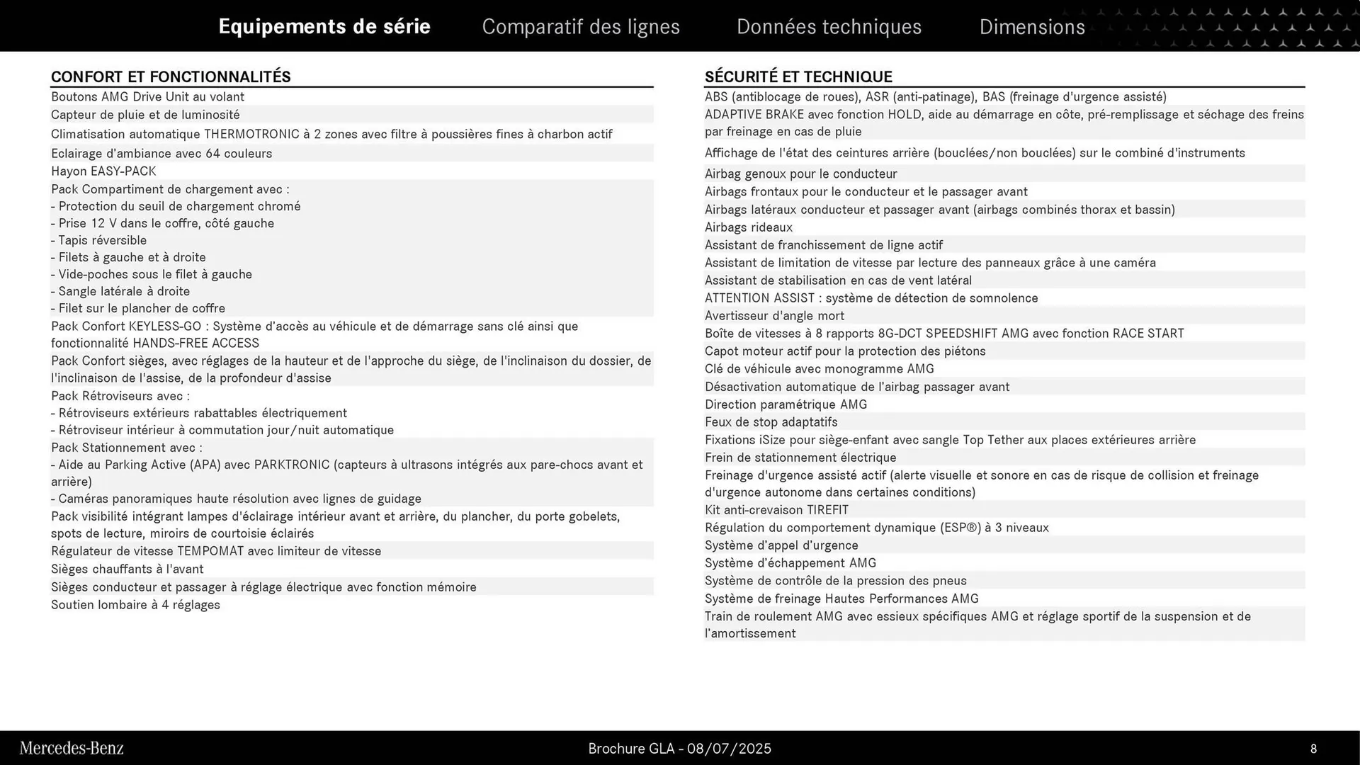 Catalogue Mercedes-Benz du 3 septembre au 3 septembre 2026 - Catalogue page 8
