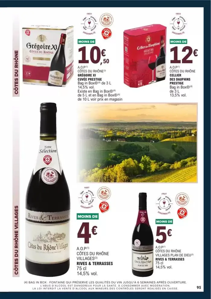 GUIDES DES VINS 2024/2025 du 1 avril au 31 décembre 2025 - Catalogue page 122