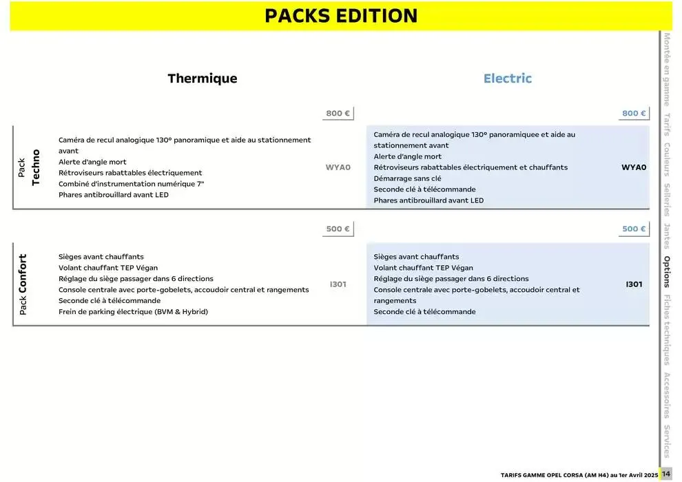 Opel Corsa du 3 avril au 3 avril 2026 - Catalogue page 13