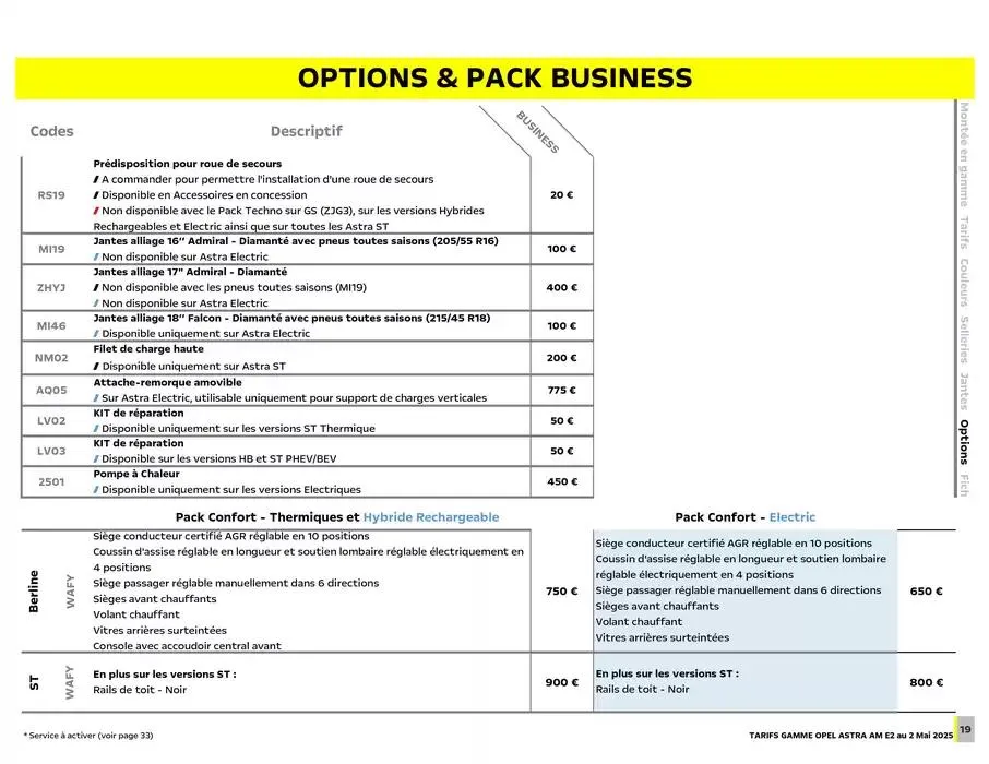 Opel Astra et Astra Sports Tourer du 12 mai au 12 mai 2026 - Catalogue page 20