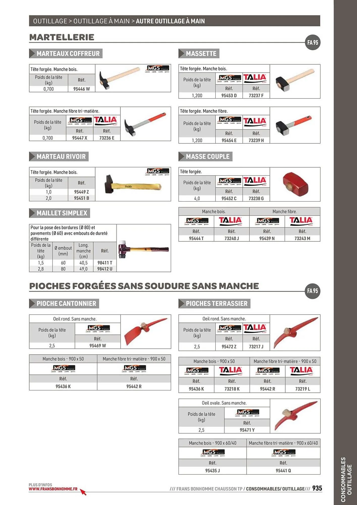 Catalogue Chausson Matériaux du 24 septembre au 31 décembre 2025 - Catalogue page 935