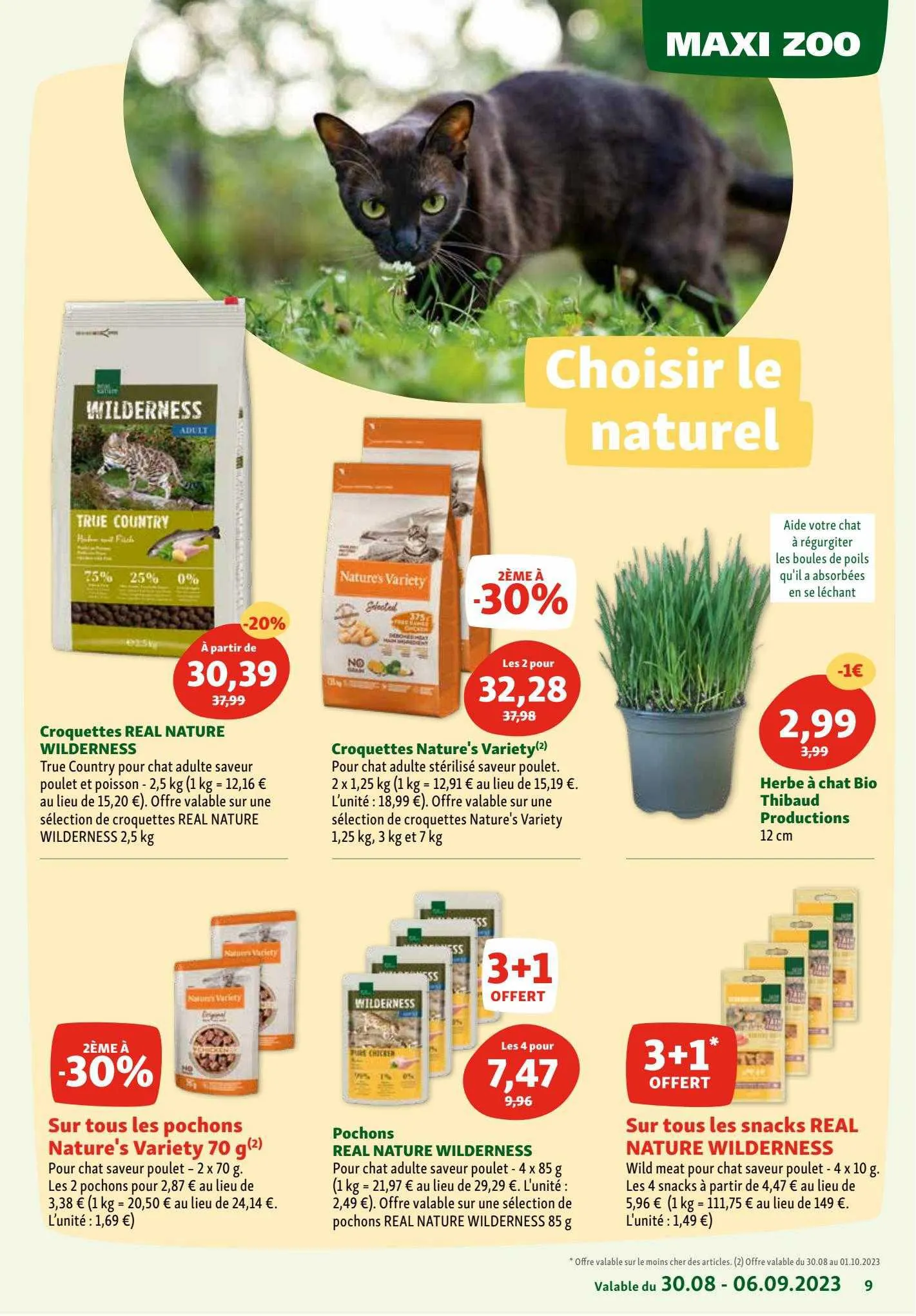 Catalogue Maxi Zoo du 25 août au 8 septembre 2023 - Catalogue page 9