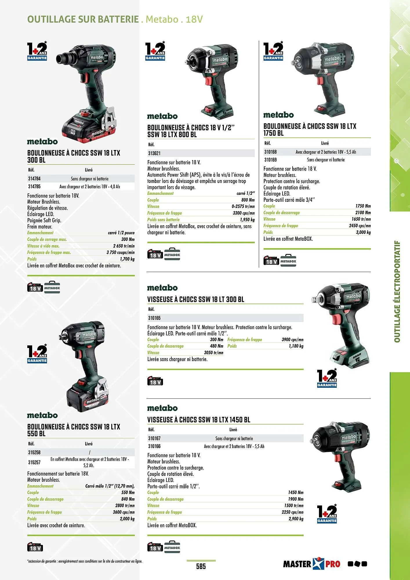 Catalogue Master Pro du 28 janvier au 30 décembre 2028 - Catalogue page 589