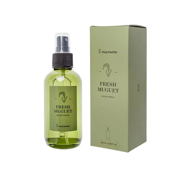 Spray hogar vidrio pintado muguet