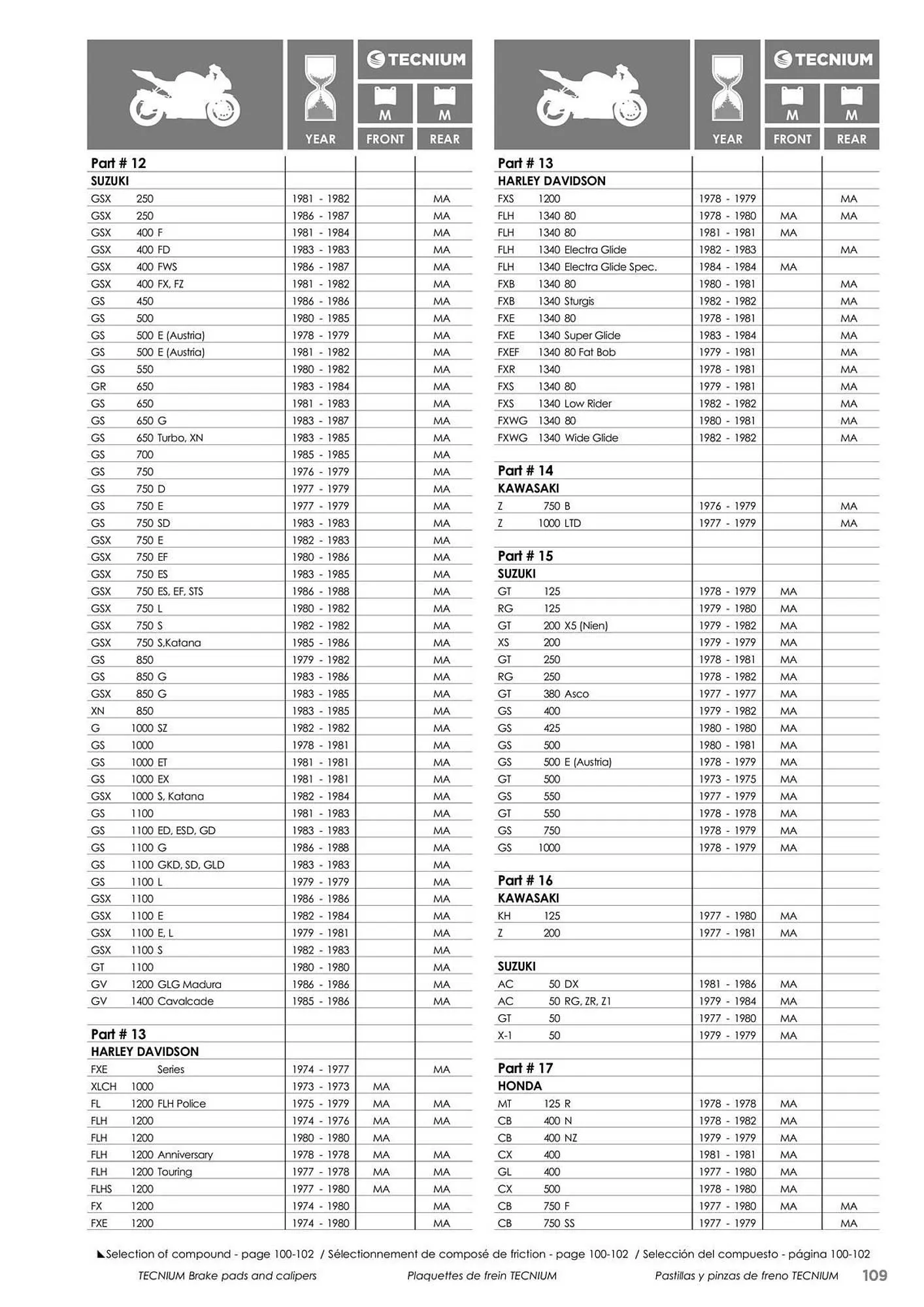 Catalogue Bihr du 23 mai au 31 décembre 2025 - Catalogue page 109