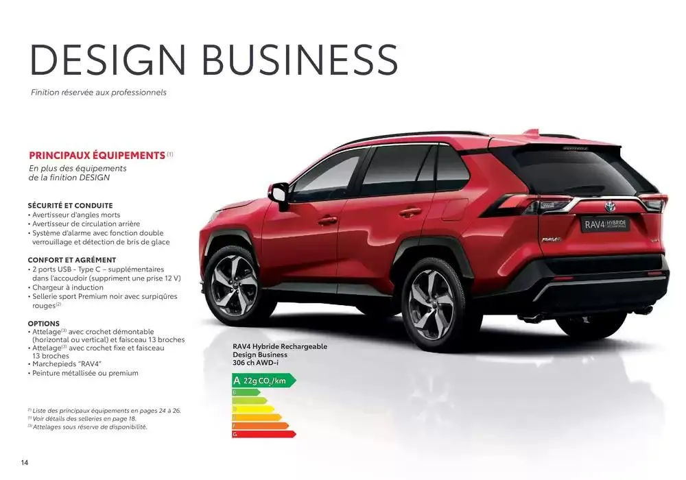 Toyota RAV4 Hybride Rechargeable du 27 janvier au 25 janvier 2026 - Catalogue page 14