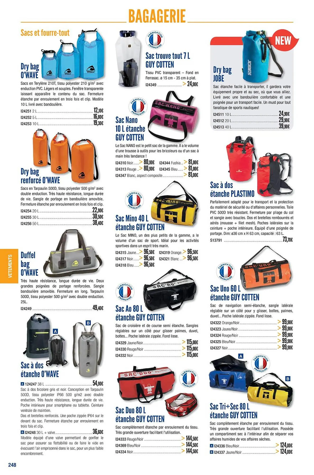 Catalogue Accastillage Diffusion du 1 mars au 31 décembre 2023 - Catalogue page 250