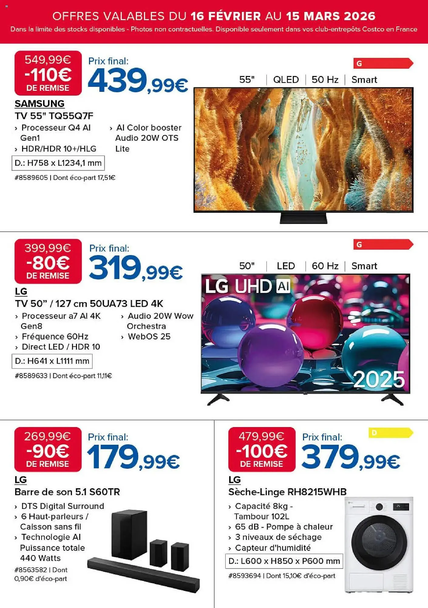 Catalogue Costco du 16 février au 15 mars 2026 - Catalogue page 11