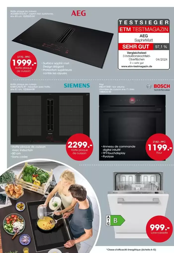 SALON DE LA CUISINE CHEZ MÖBEL MARTIN du 5 décembre au 15 décembre 2024 - Catalogue page 6