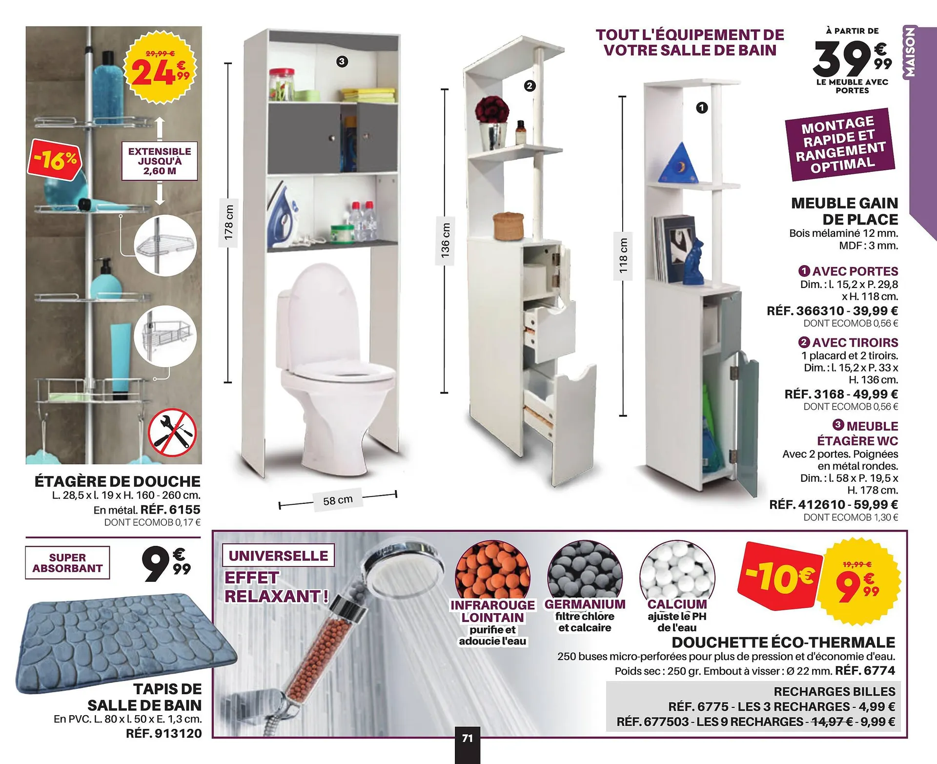 Catalogue Shopix du 21 juillet au 12 août 2023 - Catalogue page 71