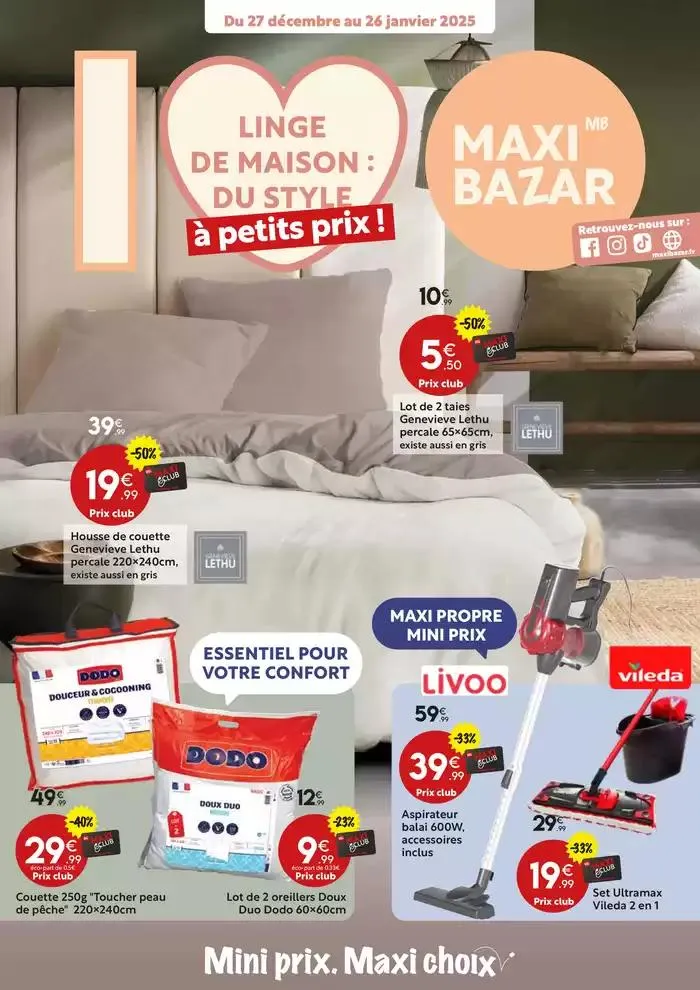 LINGE DE MAISON : DU STYLE à petits prix ! - 1