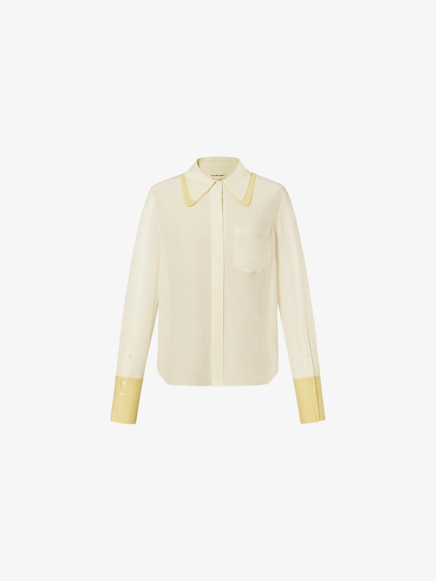 ECUME SHIRT IN CREAM SILK