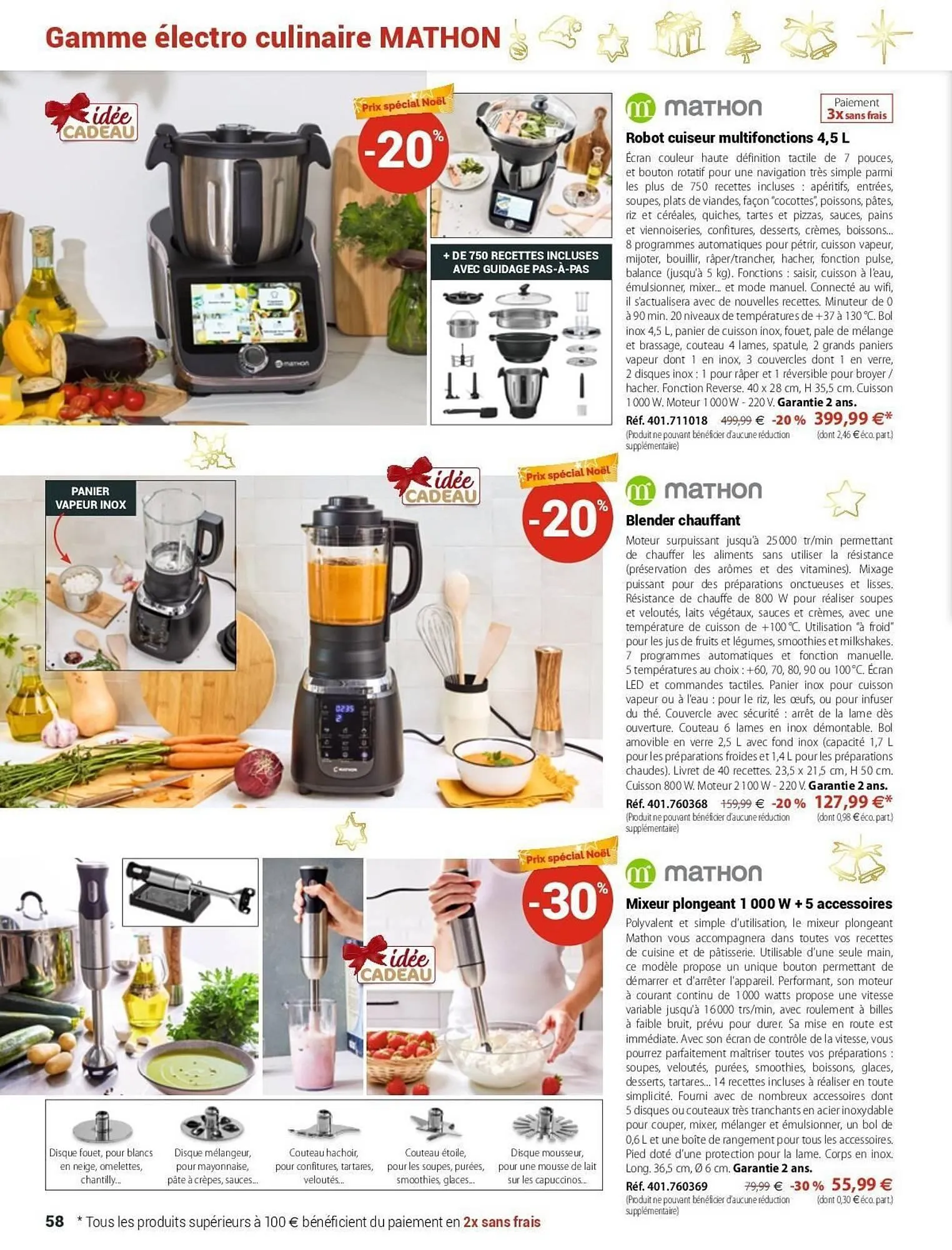 Catalogue Mathon du 28 octobre au 31 décembre 2025 - Catalogue page 58