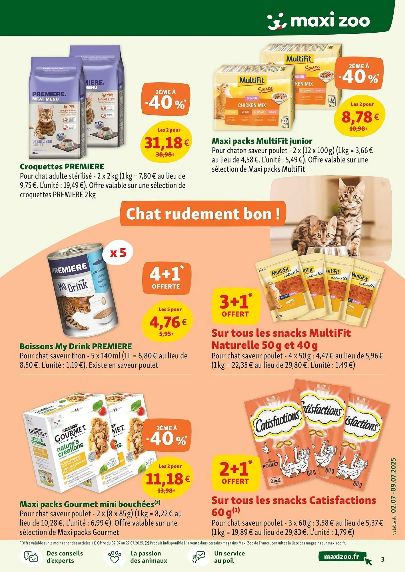 Catalogue Maxi Zoo du 2 juillet au 9 juillet 2025 - Catalogue page 3