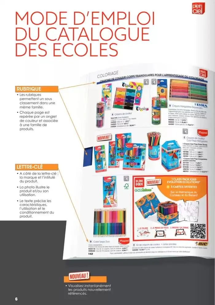 Écoles et loisirs 2025 du 1 janvier au 31 décembre 2025 - Catalogue page 6