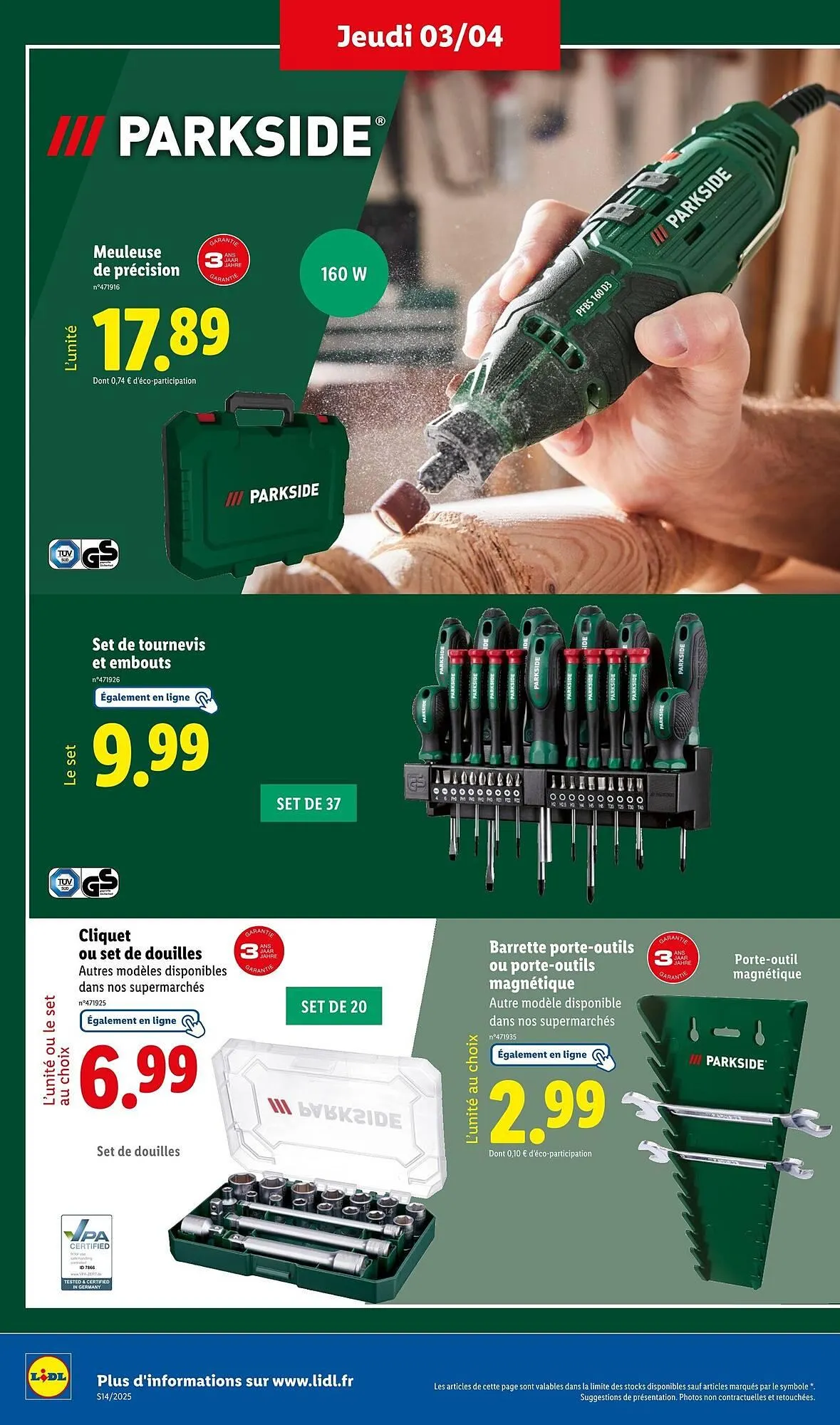 Catalogue Lidl du 31 mars au 3 avril 2025 - Catalogue page 24