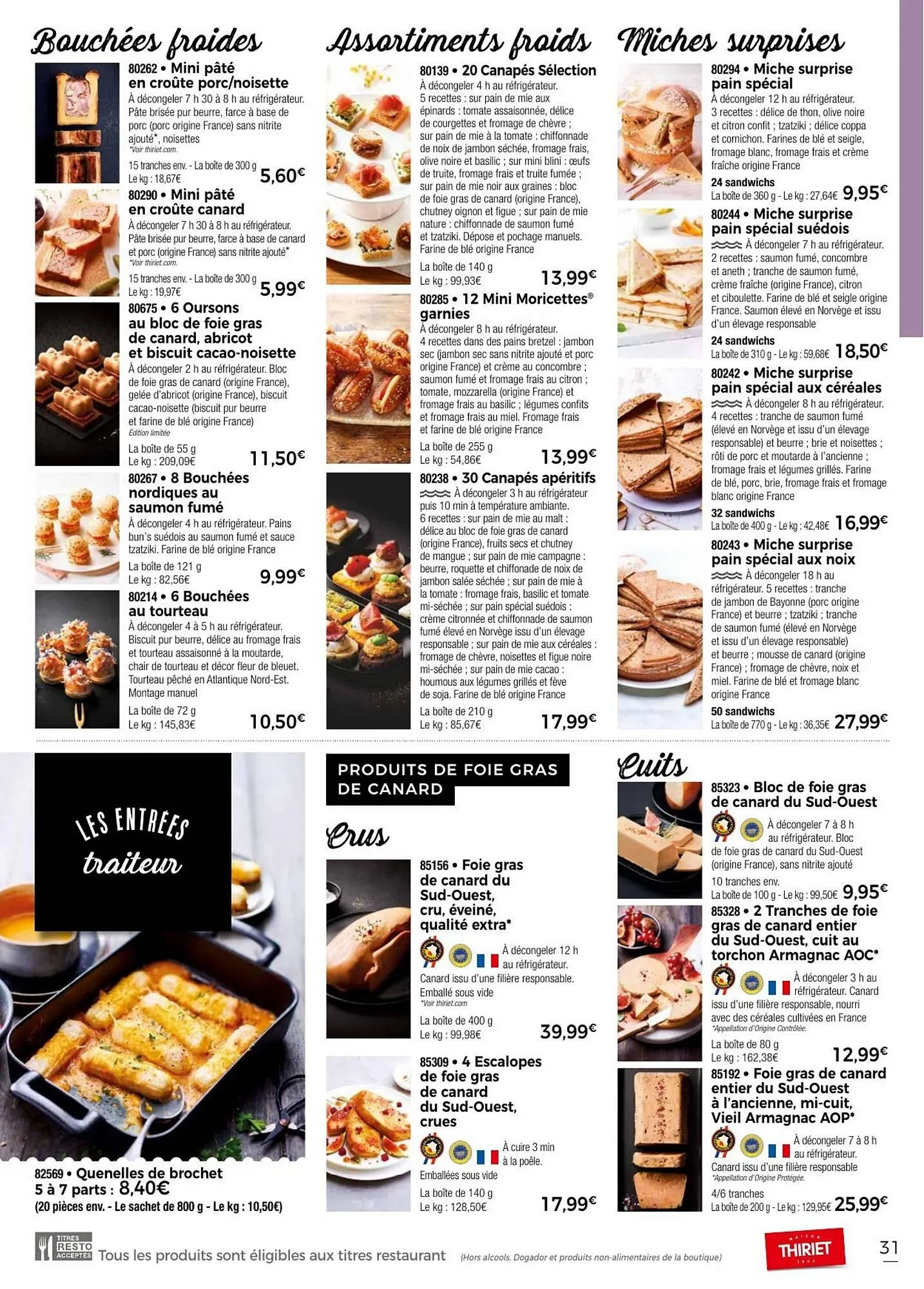 Catalogue Thiriet du 1 janvier au 30 janvier 2026 - Catalogue page 31