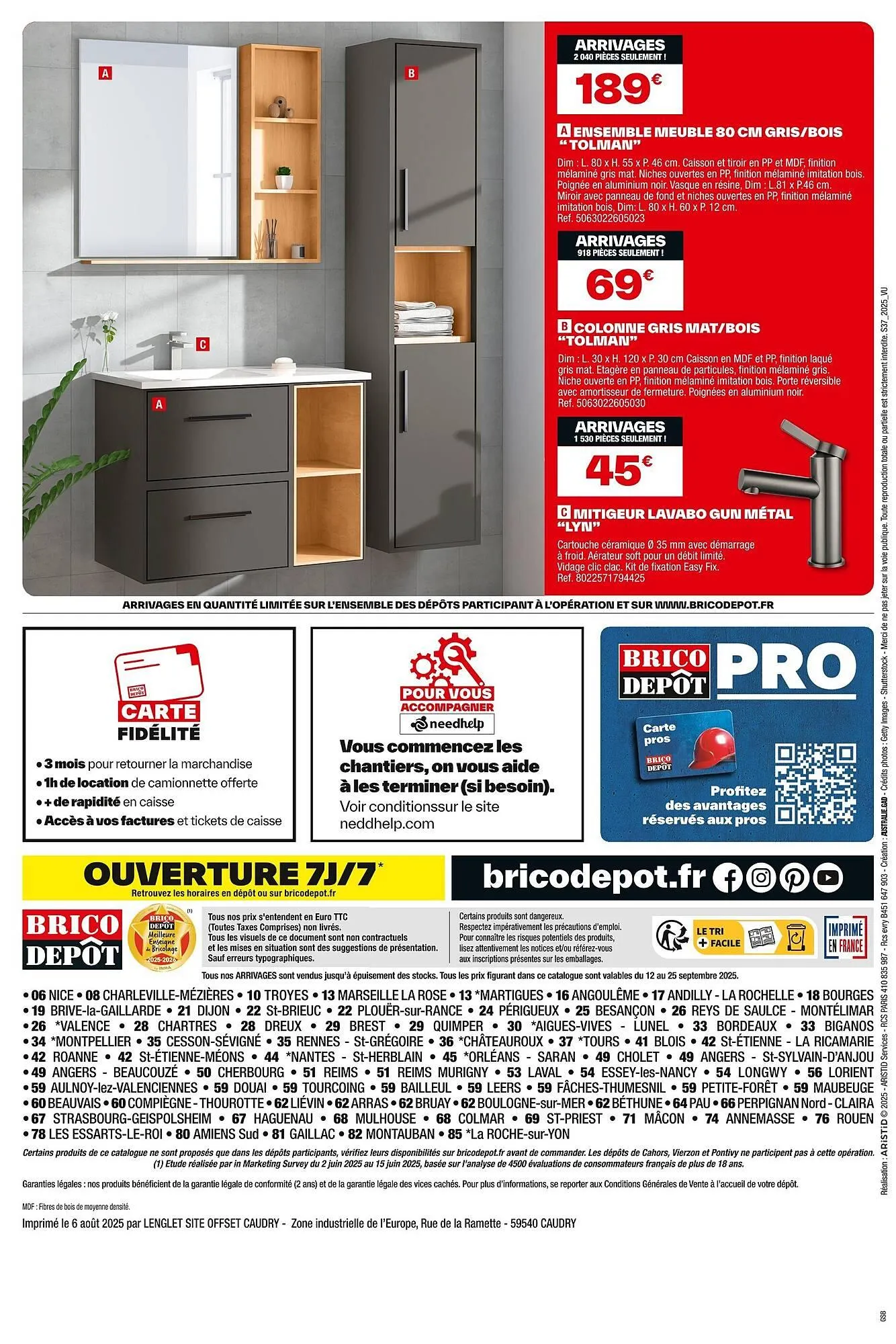 Catalogue Brico Dépôt du 12 septembre au 25 septembre 2025 - Catalogue page 20