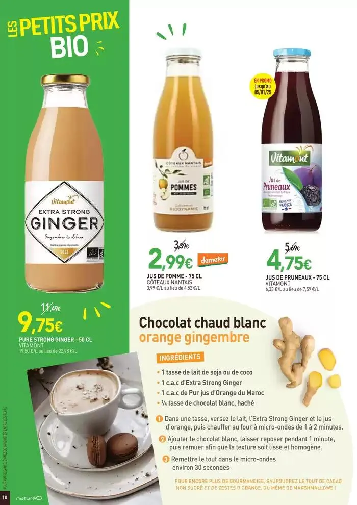 LES PETITS PRIX BIO du 13 novembre au 8 décembre 2024 - Catalogue page 10