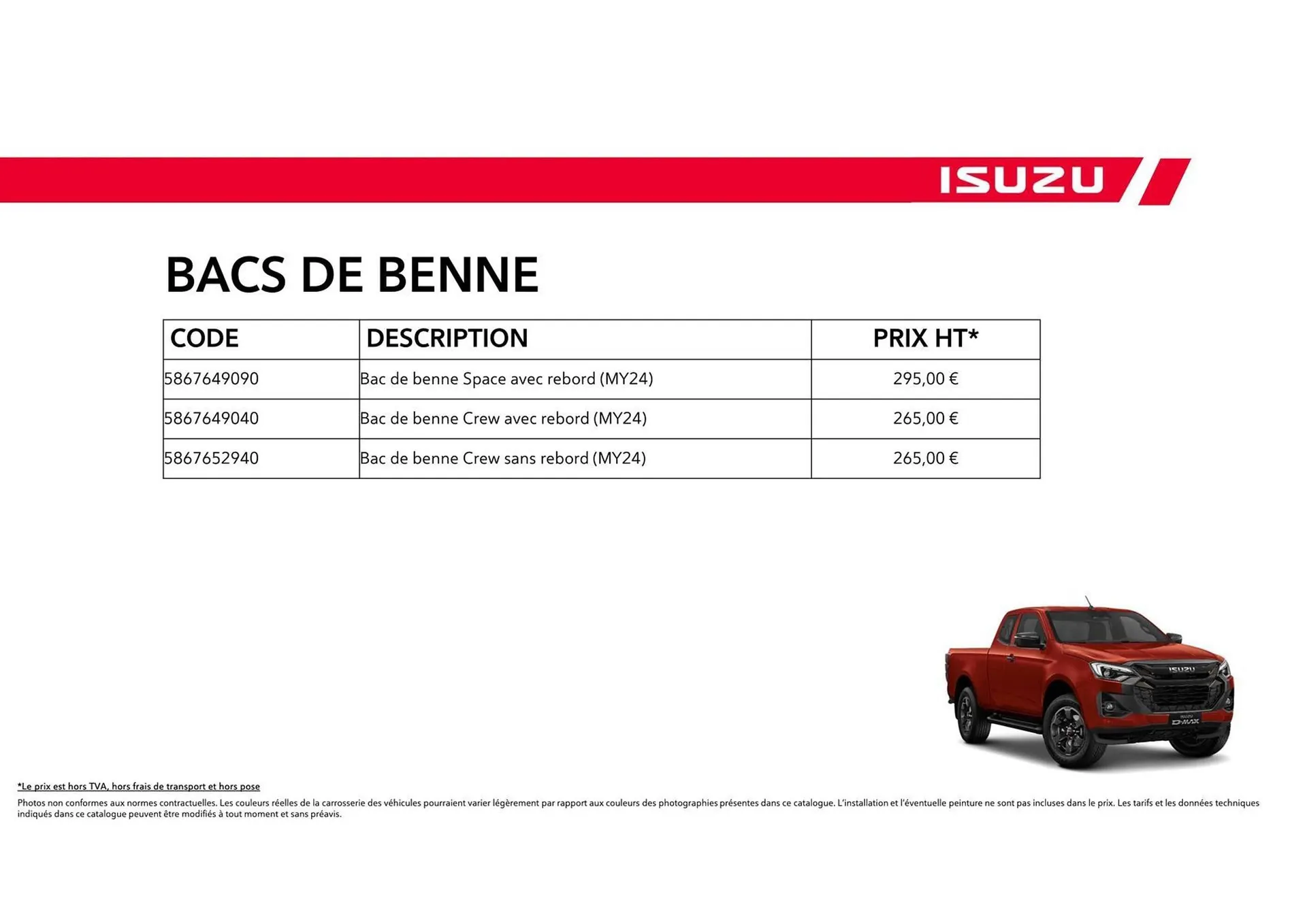 Catalogue Isuzu du 15 octobre au 15 octobre 2025 - Catalogue page 25