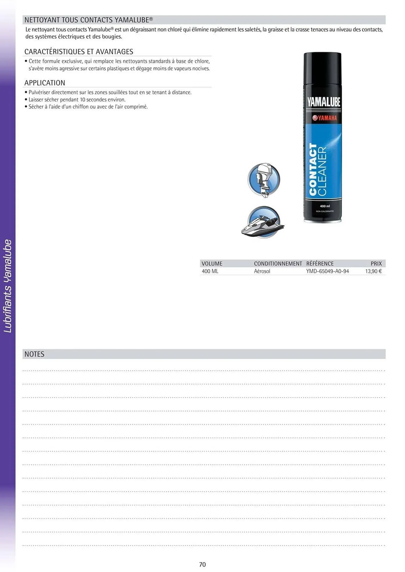 Catalogue Yamaha du 3 juin au 31 décembre 2025 - Catalogue page 70