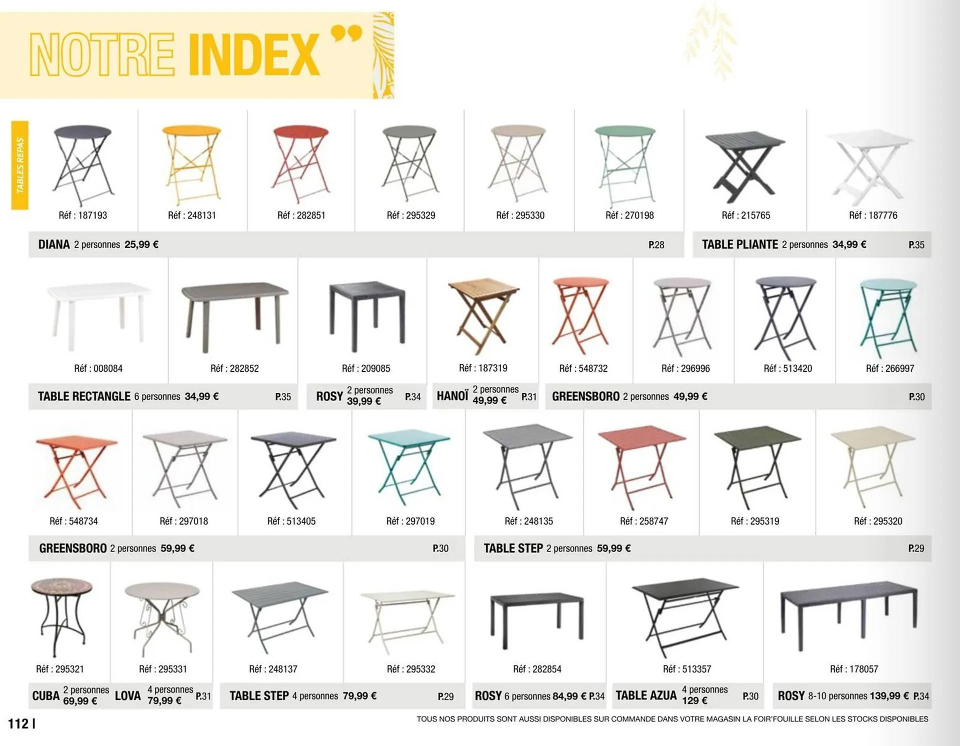 Catalogue La Foir'Fouille du 2 mars au 31 août 2026 - Catalogue page 112