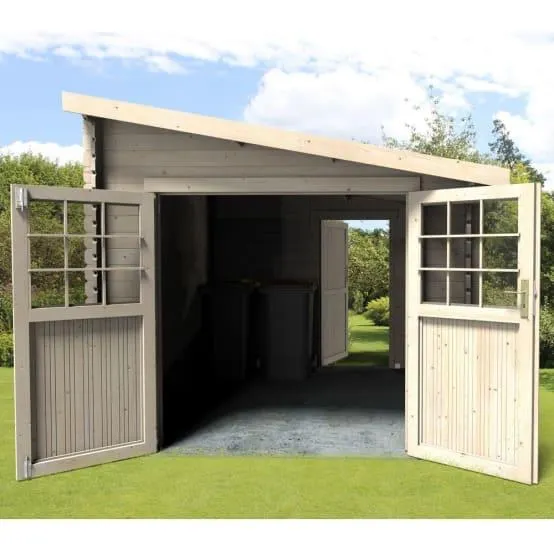 Abri De Jardin Bois Adossable Esprit - DECOR ET JARDIN