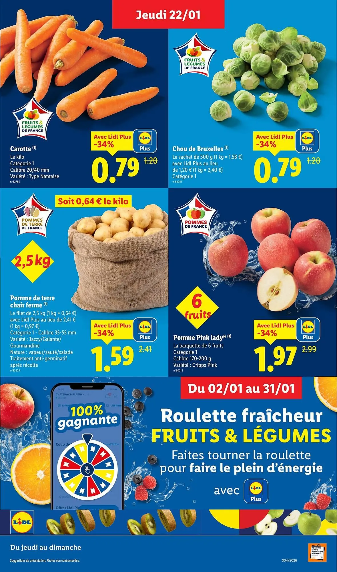 Catalogue Lidl du 22 janvier au 28 janvier 2026 - Catalogue page 3