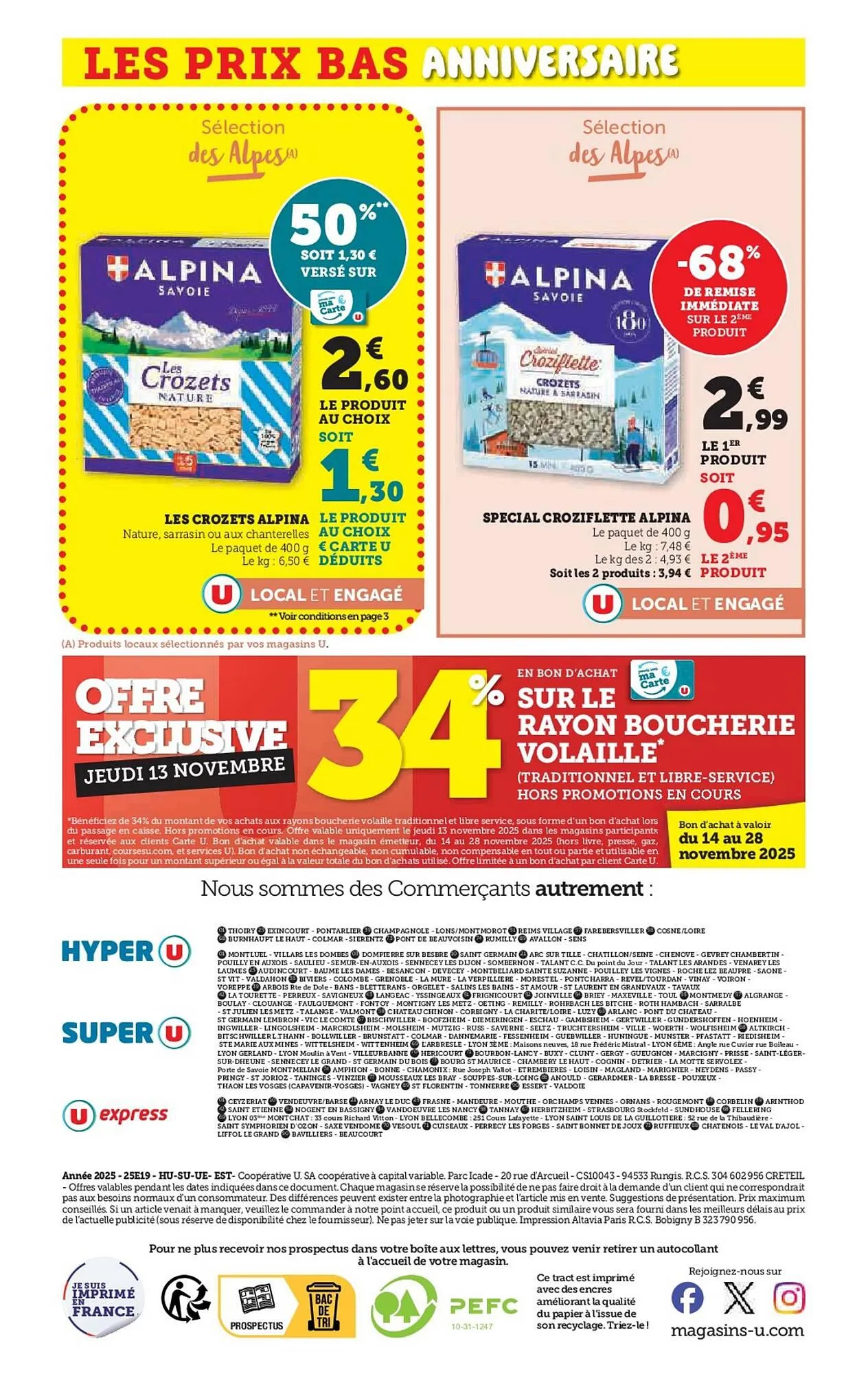 Catalogue Super U du 12 novembre au 23 novembre 2025 - Catalogue page 44