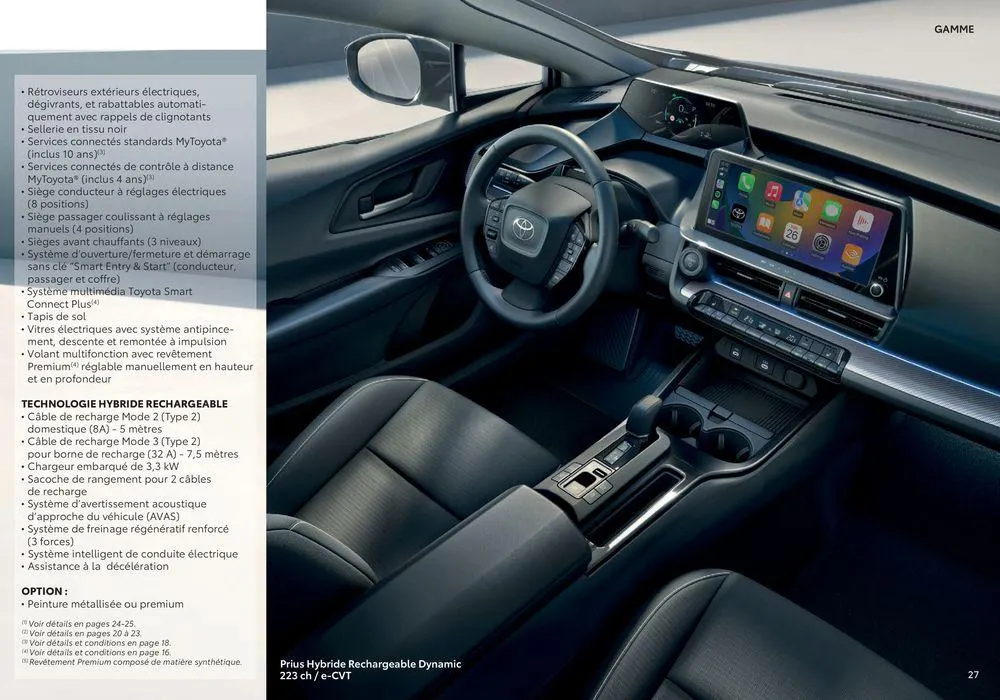 Toyota Prius Hybride Rechargeable du 18 juin au 18 juin 2025 - Catalogue page 27