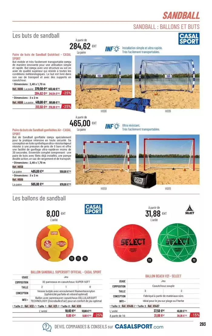 ÉQUIPEMENT SPORTIF du 6 mars au 31 décembre 2025 - Catalogue page 265