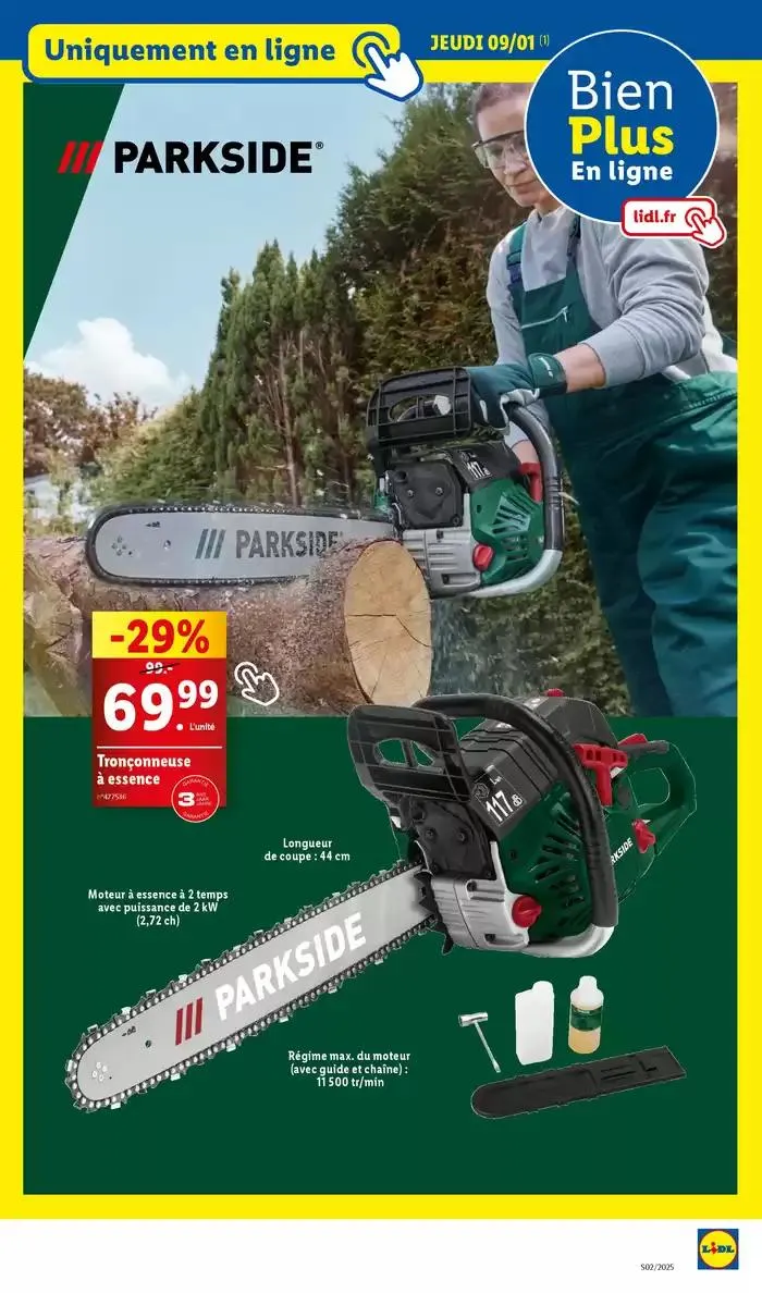 Réveillez le sportif en vous! Atteignez vos objectifs grâce aux affaires de sport Lidl. du 8 janvier au 13 janvier 2025 - Catalogue page 33